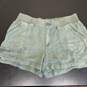Maurices Olive Green Shorts Size 3/4